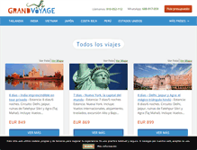 Tablet Screenshot of grandvoyage.com